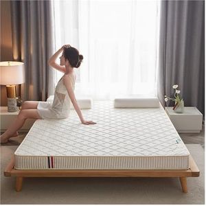 Matras Van Volledige Grootte, Latex Memory Foam Matras, Opvouwbare Slaapkamer Thuis Tatami Twin Matras, Studentenslaapzaal Enkele Matras, Latex - Geheugenschuim - Medium Hardheid (Color : White, Siz