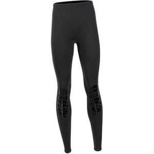 Oshhni Wetsuitbroek 1,5 mm neopreen duikbroek Zwembroek Legging Zwemkleding Surfbroek voor Duiken Kanoën Zeilen Kajakken, zwart, L Vrouwen