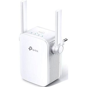 TP-Link RE305 (DE) AC1200 Dual Band WLAN Repeater (867 Mbit/s (5 GHz) + 300 Mbit/s (2,4 GHz), app-bediening, 1 x poort, 2 x flexibele externe antennes, WPS, compatibel met alle WLAN-apparaten)