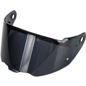 Motorhelm vizier lens, Helmvizier, geschikt for MT-V-31 helmlens zonbeschermingslens (zwart)(Black)