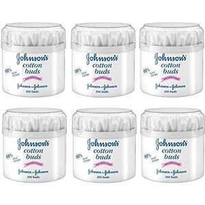 Johnson's Baby Cotton Knop, Pack van 6