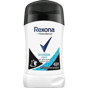 Rexona MotionSense Invisible Aqua Deodorant, anti-transpirant met 48 uur bescherming tegen sterk zweten en lichaamsgeur, 40 ml (1 stuks)