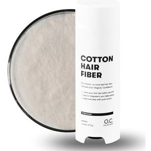 O.C. HAIRCARE Strooihaar voor haarverdichting, voor scheiding, kale plekken op het boven- en achterhoofd, aanbevolen door toonaangevende salons, 11 kleuren, duurzaam strooihaar (wit)