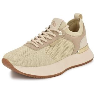 Nine West Dames Freska Sneaker, Light Natural 110, 3 UK, Licht Natuurlijk 110, 36 EU