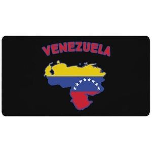 Venezuela Vlag Kaart Mode Bureau Muismat Antislip Gaming Muismat Accessoires Decor 40X75cm