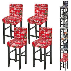 Stoelhoezen, set van 2, zwart, stretch, eetkamerstoelen, afneembaar, wasbaar, spandex, voor keukenstoelen, hotel, banket (zwart, 2 stuks