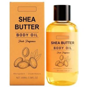 Shea Body Oil - Lichtgewicht Dagelijkse Vochtinbrengende Crème for de Droge Huid, Niet-vette Voeding, Alle Huidtypen(1pcs)