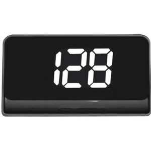 Head Up Display Digitale GPS-snelheidsmeter voor de auto, elektronisch frontdisplay, detector voor de voorruit, voor automatisch voertuig, wit, KMH