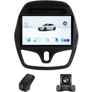 Draadloze Carplay Android 14 Autoradio 2Din 9 inch autoradio geldt voor Chevrolet Spark Beat 2015-2018 met Android Auto GPS-navigatie 9 inch met Bluetooth/Achteruitrijcamera(C20Plus)