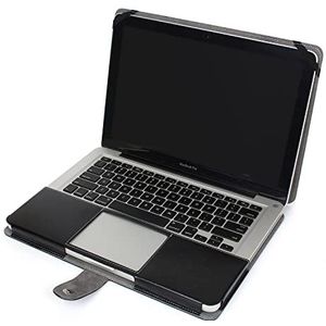 Compatibel met MacBook Retina Pro 15 inch A1398 (2015-2012) Case Cover, Premium lederen beschermhoes Shell Cover Skin Tablet hoes (Color : Siyah)