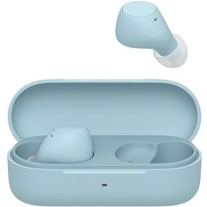 Sony WF-C510 Echt draadloze oordopjes, kleine, lichte, Bluetooth in-ear hoofdtelefoon met multipoint-aansluiting, omgevingsgeluid, IPX4-classificatie, Spotify Tap Blue (vernieuwd)