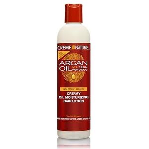 Creme of Nature sulfaatvrije vochtinbrengende lotion met Arganolie uit Marokko, voor een diepgaande glans en hydratatie, 250ml