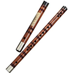 Fluit Bamboefluit Voor Beginners Introductie Bamboefluit Dwarsfluitinstrument Op Prestatieniveau bamboe fluit Traditionele (Color : Two sections D)