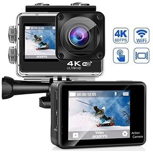Buiten waterdichte sportcamera met microfoon 4K ultra-duidelijke videocamerasporten DV Camcordercamera(Size:AT-S60TR)