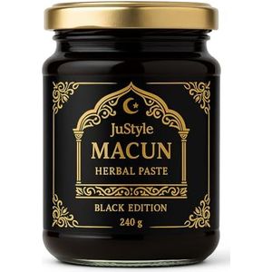 Ottoman Black Power Macun Herbal Gel 240 g, hoge dosis voor de actieve man met maca, tribulus, ginseng