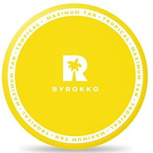 BYROKKO Shine Brown Tropical bruiningsversneller (190 g), super actieve zonnecrème voor maximale bruining met snelle resultaten, ideaal voor zonnebedden en zon