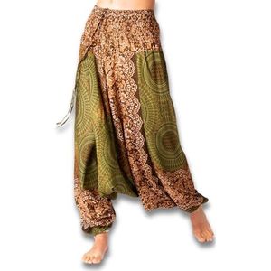 PANASIAM Aladin Pants Mandala 1, olive green L