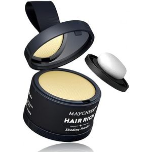 Maycheer Hairline Powder for Women - Maycheer Magic Root Cover Up, Hair Rich Shading Powder (08#Tender Yellow)