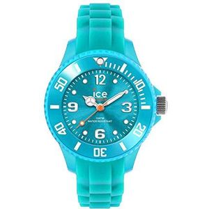 Ice-Watch - ICE forever Turquoise - Blauw dameshorloge met siliconen armband - 000965 (Maat S)