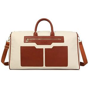 BADGLEY MISCHKA Juliet XL Canvas Weekender Duffel Reistas (Nude), Naakt, Weekender