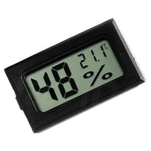 Mini Zwart Wit Digitale LCD Indoor Handige Temperatuursensor Vochtigheidsmeter Thermometer Hygrometer Gauge(Temperature humidity)