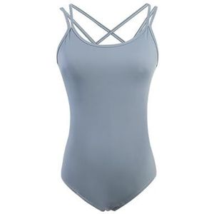 WLTYSM Dames Dans Hemdje Turnpakje Vrouwen Ballet Turnpakje Dubbele Bandjes Bodysuit Meisjes Volwassen Dans Hemdje Ballet Dancewear Veerkrachtige Gymnastiek turnpakjes Stijlvolle Dans of Gymnastiek