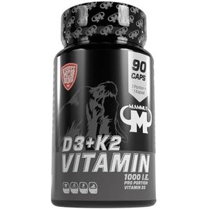 D+K - vitamine D3 1000ie + K2 25mcg 90 capsules voor betere weerstand | Mammut Nutrition