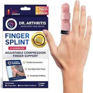 Medische Vingerspalk - Roze - Voor Triggerfinger - Vingerbrace voor Wijs- Midden- Ring- Vinger & Pink