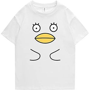 flowereyes GINTAMA T-shirt Unisex Zwart Comfy Casual Tops Anime Karakter Print T-shirt: