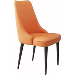 Meal Chairs Eetkamerstoelen Ergonomie Zetel Moderne keukenstoel Metalen poten Huishoudelijke bureaustoel for woonkamer Receptie Wachtkamer Slaapkamers(#10)