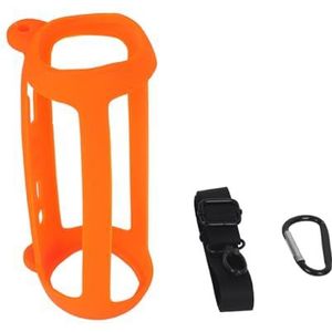 Voor JBL Flip6 Speaker Siliconen Beschermhoes Draagbare Audio Case (Oranje)