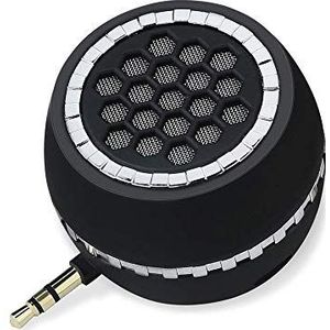 FIYAPOO Mini-luidspreker, draagbaar, luidspreker met audio-interface, 3,5 mm, luidspreker voor smartphone/tablet/computer