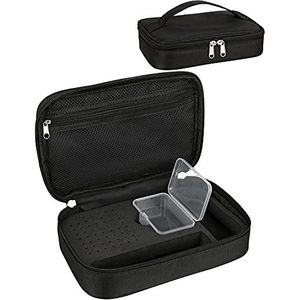 Nail Boor Tas Nail Boren Houder Tas Elektrische Nail Machine Kit Organizer Tas met Nail Schuren Bands Case Gift voor Vrouwen (Blck)