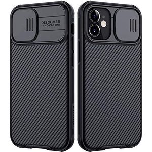 Nillkin - iPhone 12 Mini hoes - CamShield Pro Case - achterkant - zwart