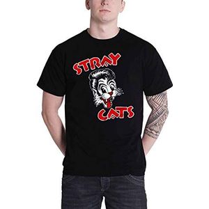 Plastic Head Stray Cat Logo T-shirt voor heren - zwart - XX-Large