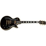 Gibson 1957 Les Paul Custom 2PU VOS Ebony #73699 - Custom elektrische gitaar