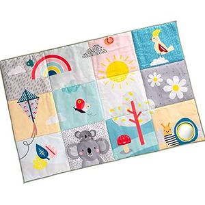Taf Toys Koala Daydream Baby Mat. Super Padded Sensory Play Mat with Carry Handle, Baby safe Mirror, Teether and Easy Clean Fabric. 0 month +