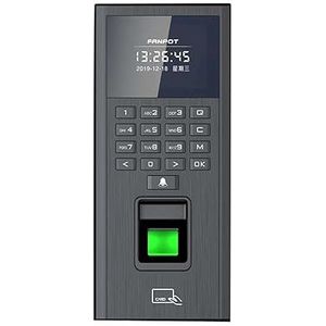 Inklokken in Machine, Biometrische vingerafdruk 125 Khz + 13,56 MHz RFID-toegangscontroletoetsenbord Systeem Elektronische USB-prikklok Recorder Aanwezigheidsmachine Kantoorponsklok(Color:D9)