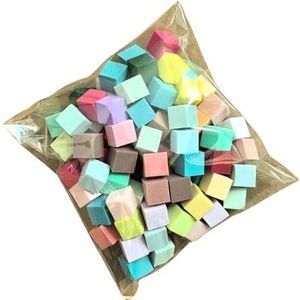 Zachte Nagels Sponzen Draagbare Accessoires Levert Zacht Voor Nagels Art Designs Wit/Kleurrijk 50/100 Stuks