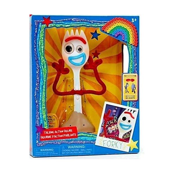 Disney Pixar Toy Story 4 - Forky Interactive Talking Action Figure - 7 Inches