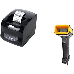 printer, Label Maker Machine 365B Barcode Printer 3 Inch POS Bonprinter 80mm Bluetooth USB for Windows Phone Prijskaartje Inktloos