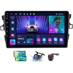 Android 13 Dubbel DIN autoradio voor Toyota Auris 1 E150 2006-2012-GPS Navi | Gratis achteruitrijcamera| 9 inch Scherm met Carplay Android Auto/FM RDS DAB/Bluetooth/SWC/DSP Stereo(NF-2)