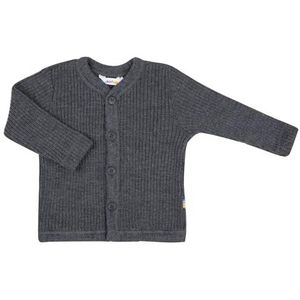 Joha Gebreid Cardigan - Wol - Antraciet Grijs - Joha - 60 - Cardigan