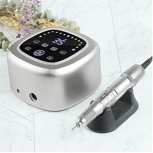 Elektrische nagelvijl, Nagelboormachine, 35000 RPM Manicure Machine Frees Pedicure Elektrische nagelvijl, Professionele Nail Art Tool voor zowel natuurlijke als kunstnagels (Color : Gold, Size : A)