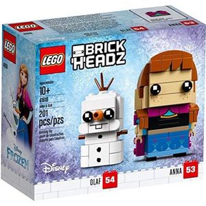 LEGO BrickHeadz Anna & Olaf Building Kit, Multicolor