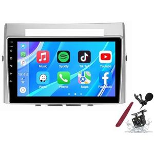 Android 14 Autoradio Sat Navi voor T-oyota Verso (2004-2009) 9 Inch Touchscreen Multimedia Speler met Draadloze Carplay GPS Navigatie FM RDS Bluetooth 5G-WiFi SWC DSP,M120s