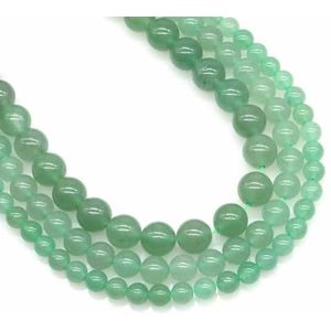 Blauwe Aventurijn kralen 4 6 8 10mm Natuurlijke stenen helende kristal ronde losse spacer kraal voor het maken van sieraden DIY ketting armband-Groene Aventurijn-8mm 44 tot 46 stuks