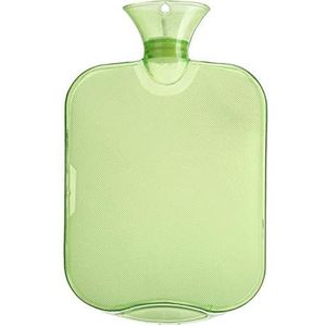 DieffematicRSD Warmwaterkruik 2000 ml water-vulling warmwatertassen dikke watertas fles transparante warmwaterflessen hoge dichtheid PVC explosieveilige zak (Color : Green)