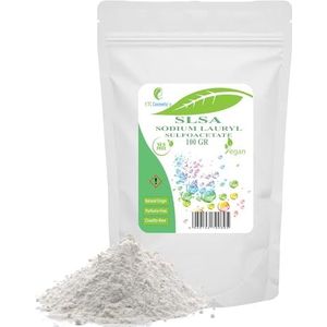 SLSA Oppervlakteactieve stof, 100gr | Natriumlaurylsulfoacetaat |Zeep Schuimende Badbommen Bubble Bars | Parfumvrije oppervlakteactieve stof van natuurlijke oorsprong