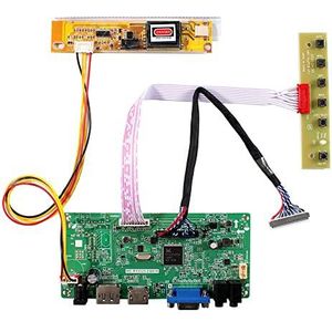 VSDISPLAY Carte contrôleur VGA DP LVDs pour écran LCD 15,4"" 17"" 1440x900 CLAA154WP05 N154C3 LP154WP1 B170PW06 LTN170BT08 30 Broches 1CCFL